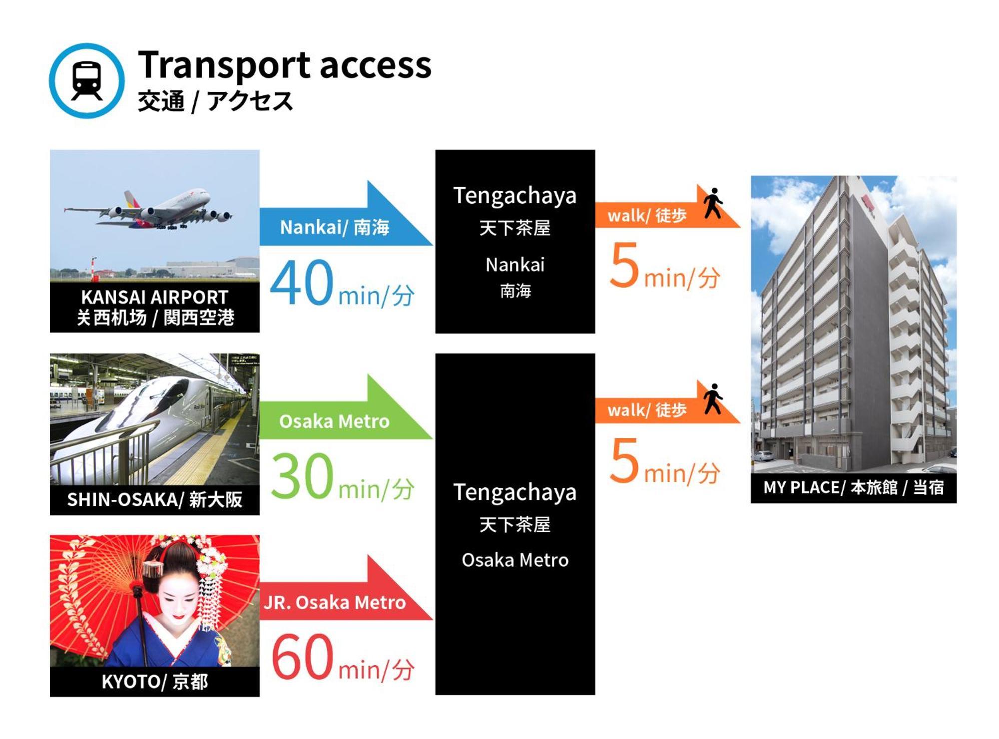 Fds Plaisir Apartment Osaka Bagian luar foto